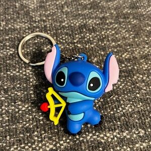 Stitch Cupid Arrow 2.5” Keychain